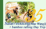 Safari Trekking Bamboo Raft Mae Taeng
